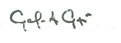 The Law Office of Carlos A. García, PLLC